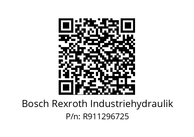   Bosch Rexroth Industriehydraulik R911296725