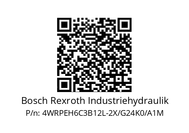   Bosch Rexroth Industriehydraulik 4WRPEH6C3B12L-2X/G24K0/A1M