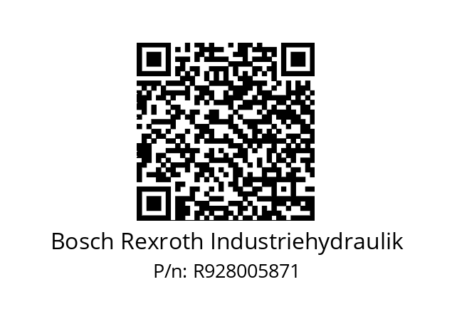   Bosch Rexroth Industriehydraulik R928005871