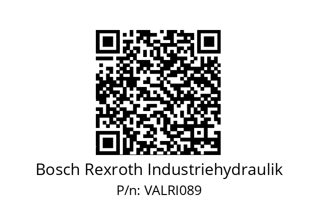   Bosch Rexroth Industriehydraulik VALRI089