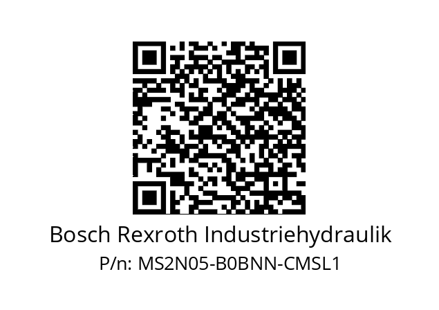   Bosch Rexroth Industriehydraulik MS2N05-B0BNN-CMSL1