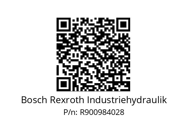   Bosch Rexroth Industriehydraulik R900984028