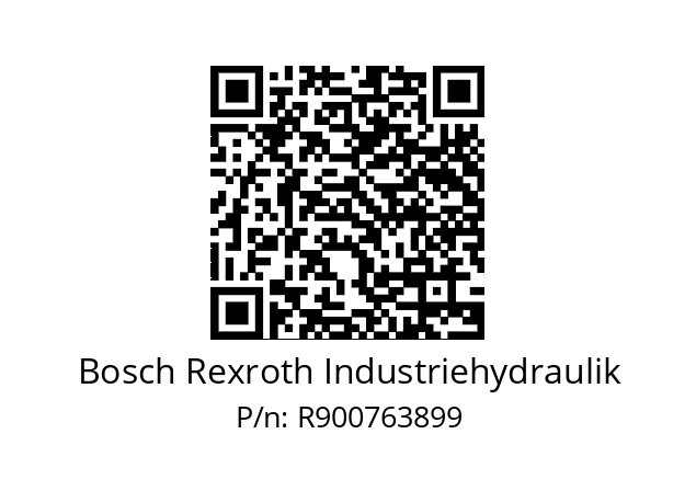   Bosch Rexroth Industriehydraulik R900763899