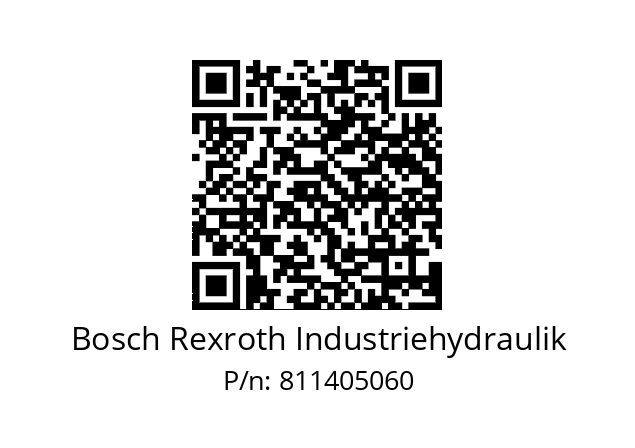   Bosch Rexroth Industriehydraulik 811405060