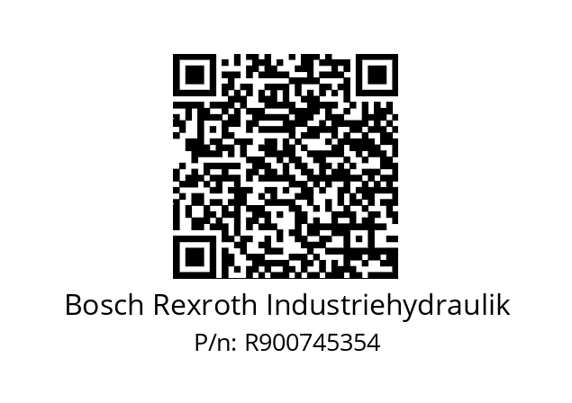   Bosch Rexroth Industriehydraulik R900745354