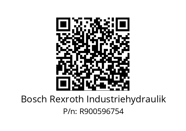   Bosch Rexroth Industriehydraulik R900596754