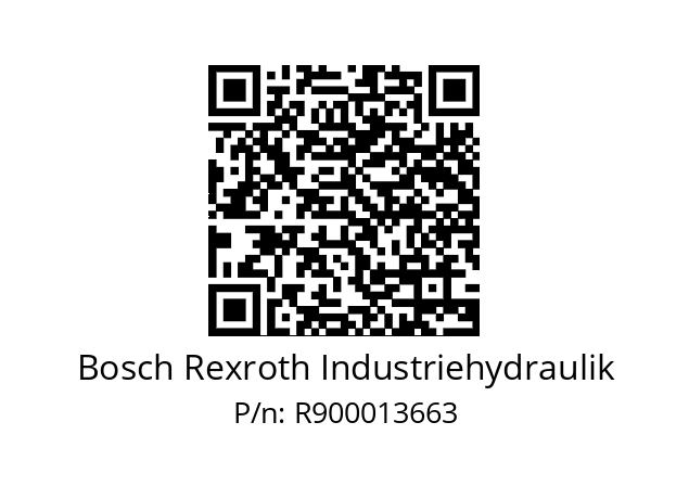   Bosch Rexroth Industriehydraulik R900013663