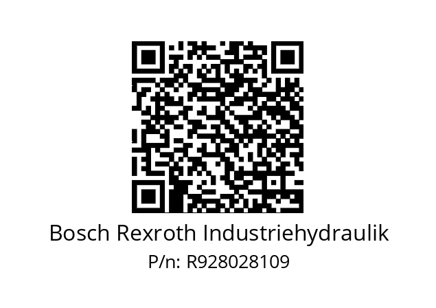   Bosch Rexroth Industriehydraulik R928028109