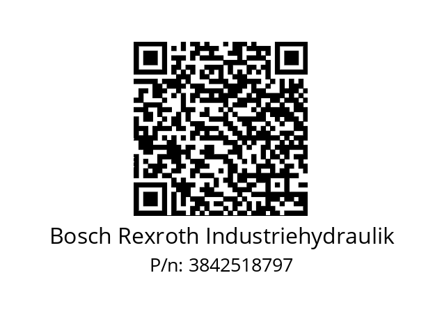   Bosch Rexroth Industriehydraulik 3842518797