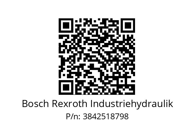   Bosch Rexroth Industriehydraulik 3842518798