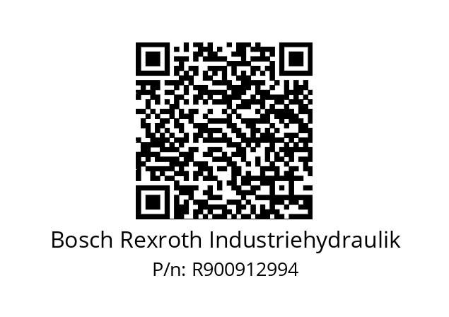   Bosch Rexroth Industriehydraulik R900912994