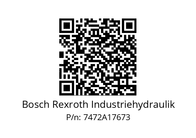   Bosch Rexroth Industriehydraulik 7472A17673