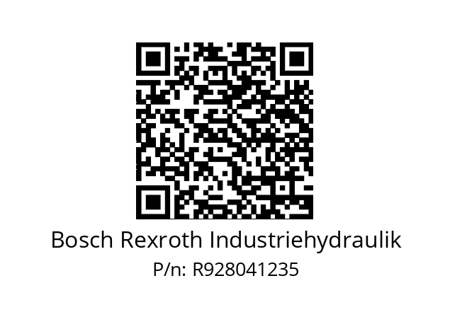   Bosch Rexroth Industriehydraulik R928041235