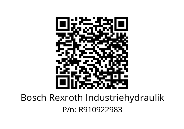   Bosch Rexroth Industriehydraulik R910922983