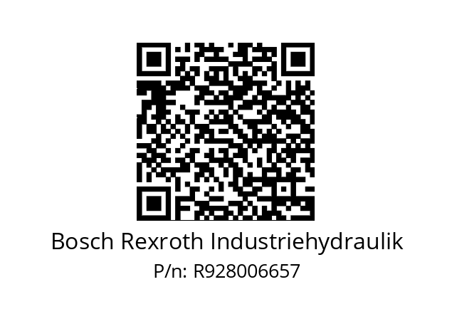   Bosch Rexroth Industriehydraulik R928006657