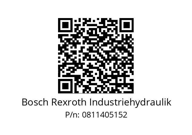   Bosch Rexroth Industriehydraulik 0811405152