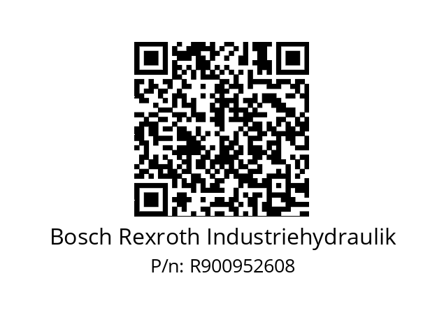   Bosch Rexroth Industriehydraulik R900952608