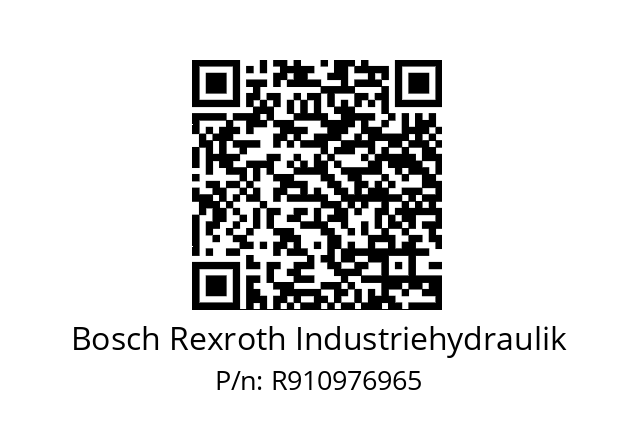   Bosch Rexroth Industriehydraulik R910976965