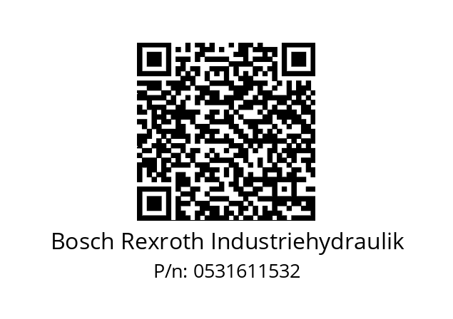   Bosch Rexroth Industriehydraulik 0531611532