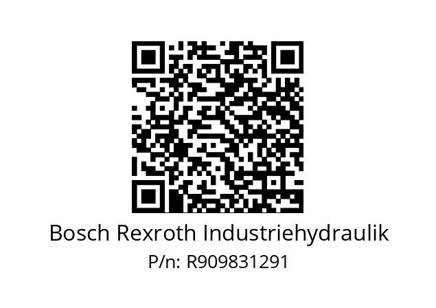   Bosch Rexroth Industriehydraulik R909831291