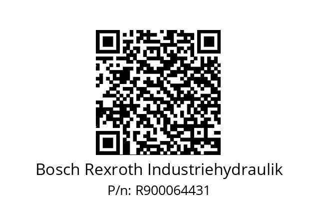   Bosch Rexroth Industriehydraulik R900064431