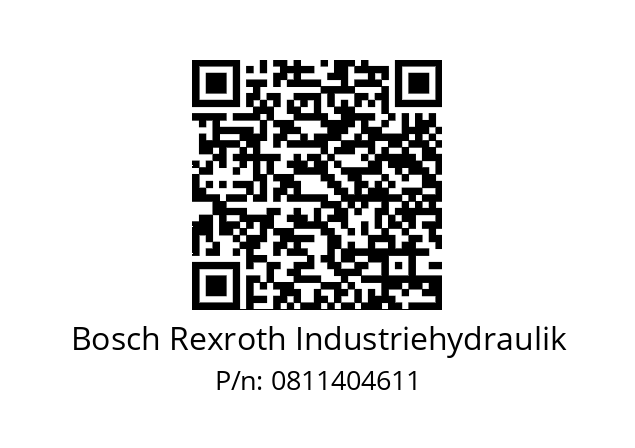   Bosch Rexroth Industriehydraulik 0811404611