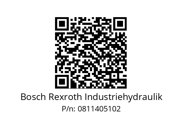   Bosch Rexroth Industriehydraulik 0811405102