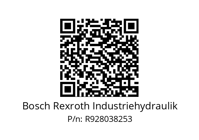   Bosch Rexroth Industriehydraulik R928038253