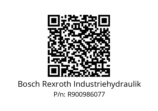   Bosch Rexroth Industriehydraulik R900986077