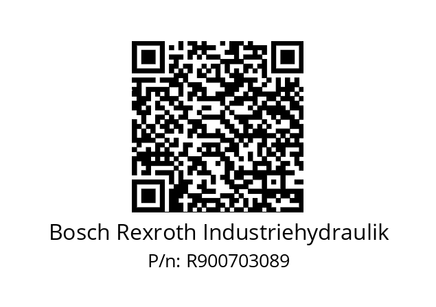   Bosch Rexroth Industriehydraulik R900703089