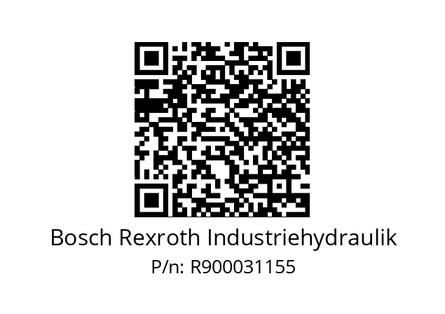   Bosch Rexroth Industriehydraulik R900031155