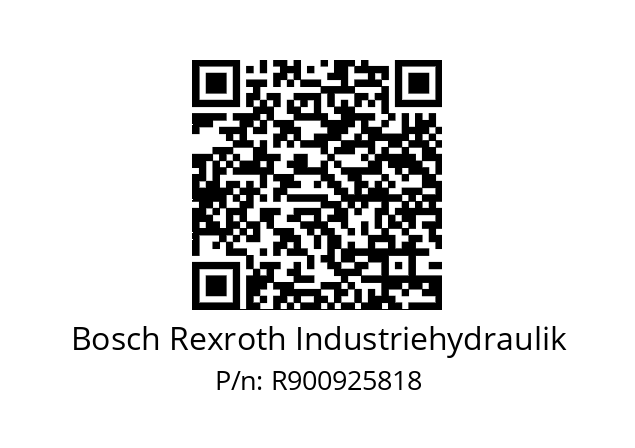   Bosch Rexroth Industriehydraulik R900925818