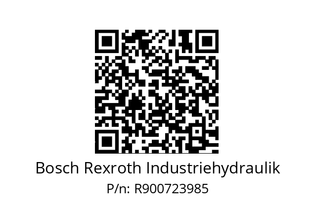   Bosch Rexroth Industriehydraulik R900723985