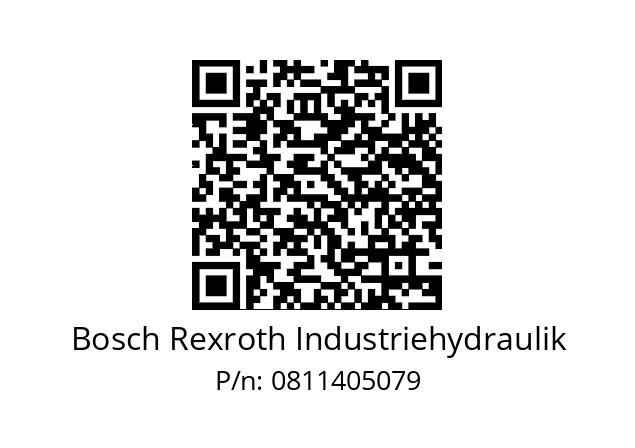   Bosch Rexroth Industriehydraulik 0811405079