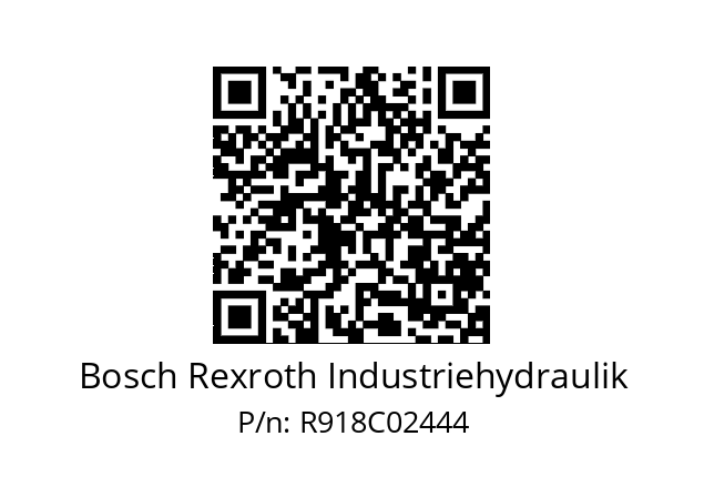   Bosch Rexroth Industriehydraulik R918C02444