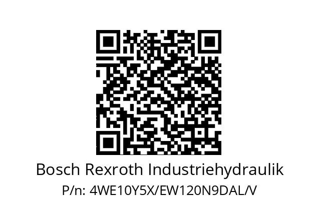   Bosch Rexroth Industriehydraulik 4WE10Y5X/EW120N9DAL/V