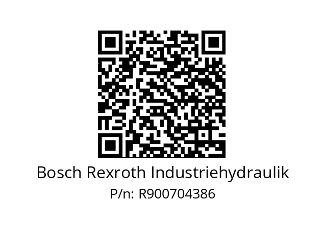   Bosch Rexroth Industriehydraulik R900704386