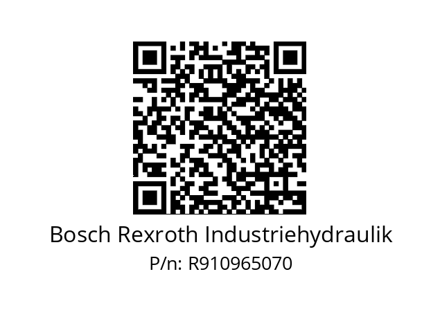   Bosch Rexroth Industriehydraulik R910965070