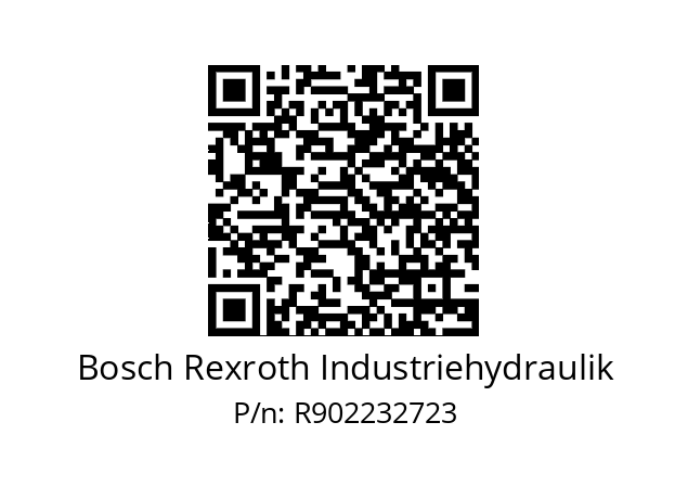   Bosch Rexroth Industriehydraulik R902232723