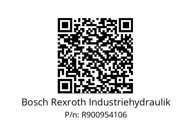   Bosch Rexroth Industriehydraulik R900954106