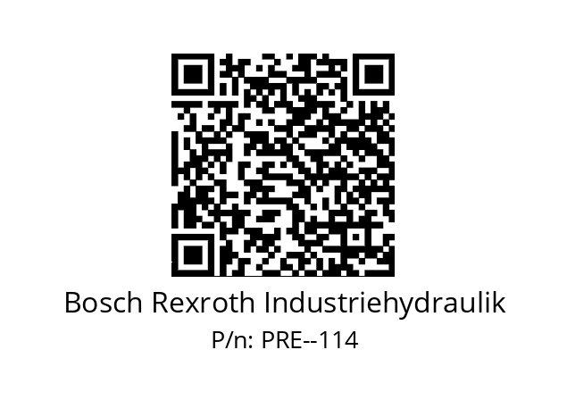   Bosch Rexroth Industriehydraulik PRE--114