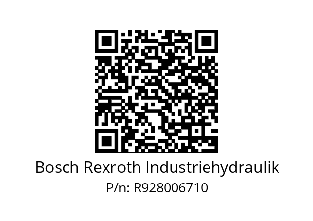   Bosch Rexroth Industriehydraulik R928006710