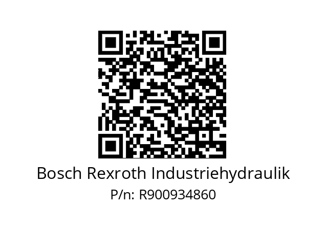   Bosch Rexroth Industriehydraulik R900934860