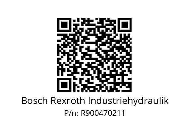   Bosch Rexroth Industriehydraulik R900470211