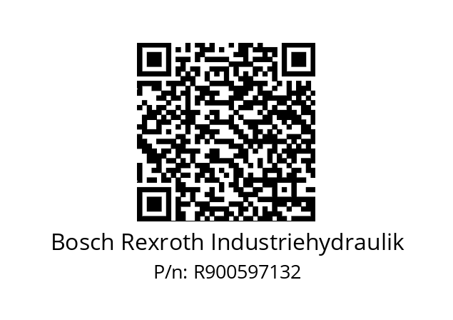   Bosch Rexroth Industriehydraulik R900597132