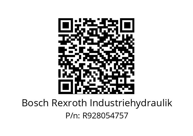   Bosch Rexroth Industriehydraulik R928054757