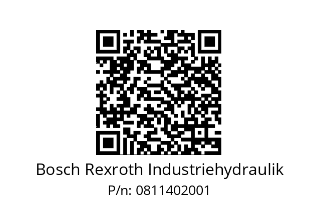   Bosch Rexroth Industriehydraulik 0811402001