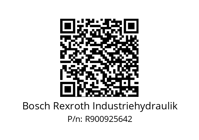   Bosch Rexroth Industriehydraulik R900925642