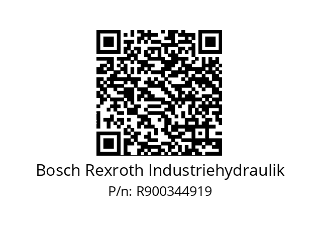   Bosch Rexroth Industriehydraulik R900344919