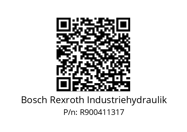   Bosch Rexroth Industriehydraulik R900411317